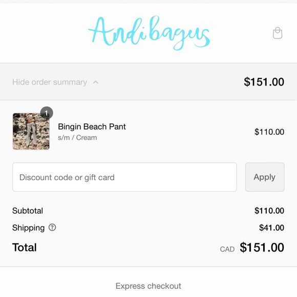 NWOT Andi Bagus Bingin Beach Pant - Picture 8 of 8